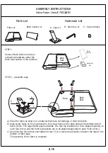 Предварительный просмотр 2 страницы TMS Victor Futon 79518GRY Assembly Instructions