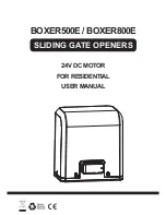 TMT Automation BOXER500E User Manual preview