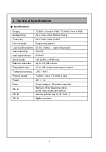 Предварительный просмотр 4 страницы TMT TI-2300 User Manual