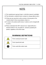 Предварительный просмотр 2 страницы TMT TI-5700 Operation Manual