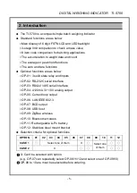 Предварительный просмотр 5 страницы TMT TI-5700 Operation Manual