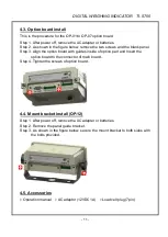 Предварительный просмотр 11 страницы TMT TI-5700 Operation Manual