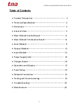 Preview for 2 page of TNA CFP-600L Operation Manual