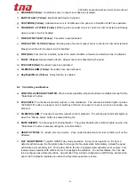 Preview for 6 page of TNA CFP-600L Operation Manual