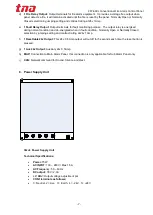 Preview for 8 page of TNA CFP-600L Operation Manual