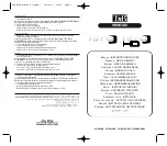 Preview for 1 page of T'nB NITRO300 Instructions For Use