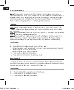 Preview for 4 page of T'nB XPLORE HPXPL2BK Instructions Manual