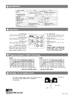 Preview for 2 page of Toa 30-SD Instruction Manual