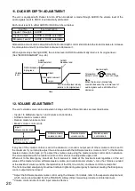 Preview for 20 page of Toa 800D Series Operating Instructions Manual