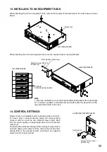 Preview for 21 page of Toa 800D Series Operating Instructions Manual