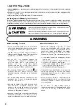 Preview for 2 page of Toa A-3000D-AS Series Instruction Manual