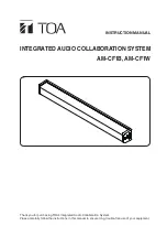 Preview for 1 page of Toa AM-CF1 Instruction Manual