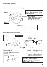 Предварительный просмотр 7 страницы Toa AMQD01 Instruction Manual