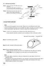 Предварительный просмотр 12 страницы Toa AMQD01 Instruction Manual