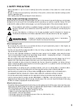 Preview for 3 page of Toa BG-115 Operating Instructions Manual