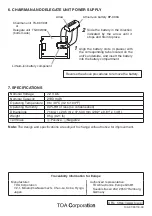 Предварительный просмотр 4 страницы Toa BP-900A Instruction Manual