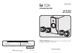 Toa BS-301B AS User Manual preview