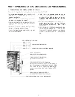 Предварительный просмотр 6 страницы Toa CPU-55 Installation Handbook