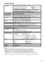 Предварительный просмотр 9 страницы Toa CS-154BS Instruction Manual