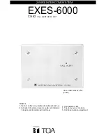 Toa CU-62 Specifications предпросмотр