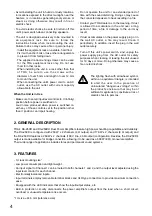 Preview for 4 page of Toa DA-250D Operating Instructions Manual