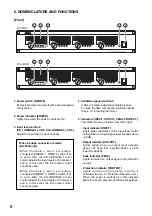 Preview for 6 page of Toa DA-500FH CE Operating Instructions Manual