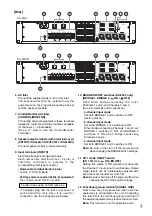 Preview for 7 page of Toa DA-500FH CE Operating Instructions Manual