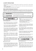 Preview for 4 page of Toa DP-SP3 Operating Instructions Manual