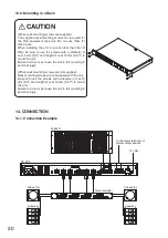 Preview for 20 page of Toa DP-SP3 Operating Instructions Manual