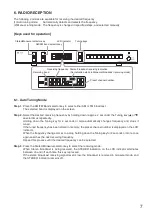 Предварительный просмотр 7 страницы Toa DT-940 Operating Instructions Manual