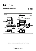 Toa ES-0851 Instruction Manual preview