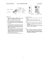 Preview for 9 page of Toa EXES 6000 CP-64 Functions And Operating Instructions