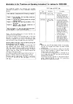 Preview for 4 page of Toa EXES-6000 CP-66 Functions And Operating Instructions