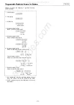 Preview for 96 page of Toa EXES-6000 CP-66 Functions And Operating Instructions