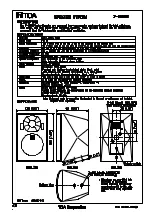 Preview for 1 page of Toa F-1000BT Specifications