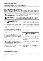 Preview for 2 page of Toa F-122C Instruction Manual