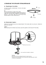 Preview for 13 page of Toa F-122CU2 Instruction Manual