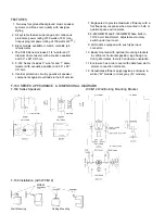 Предварительный просмотр 2 страницы Toa F-160 Specification Sheet