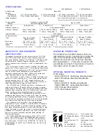 Предварительный просмотр 6 страницы Toa F-160 Specification Sheet