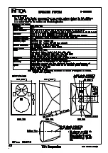 Toa F-2000WT Specifications предпросмотр