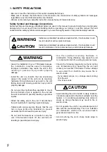 Preview for 2 page of Toa F-2852C2 Instruction Manual