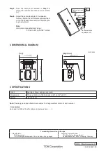 Preview for 4 page of Toa HY-WM04 Installation Manual