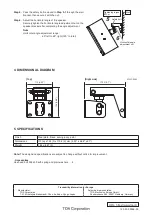 Preview for 4 page of Toa HY-WM08 Installation Manual