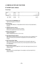 Preview for 10 page of Toa IP-3000SM Operation Instructions Manual