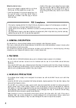 Preview for 4 page of Toa IR-702T Operating Instructions Manual