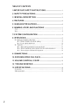 Preview for 2 page of Toa IR-802T Operating Instructions Manual