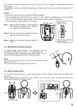 Preview for 9 page of Toa IT-310M Operating Instructions Manual