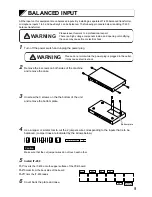 Preview for 9 page of Toa MX-113-AS Instruction Manual