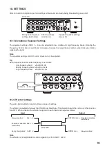 Предварительный просмотр 19 страницы Toa MX-6224D Operating Instructions Manual