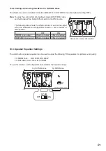 Предварительный просмотр 21 страницы Toa MX-6224D Operating Instructions Manual